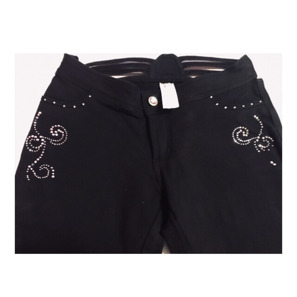 J W MAXX New Black Lycra Pants - Picture 5 of 8